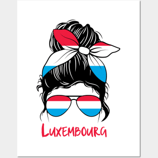 Luxembourg girl, Luxembourg Flag, Luxembourg gift heritage,  Luxembourger girlfriend, Posters and Art